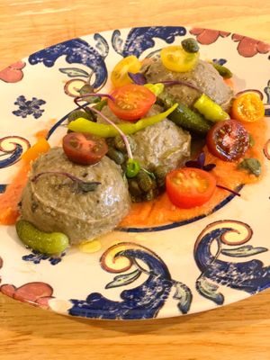 Mousse de Berenjenas  at Lolín Cafe in Badalona