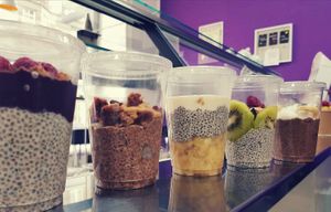 Chia puddings  at Acai and Salad in Zagreb