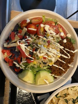 Quinoa taco  at Beatnic - Fashion District in New York City