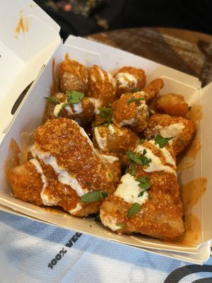 Buffalo Cauliflower Poppers  at Beatnic - Fashion District in New York City