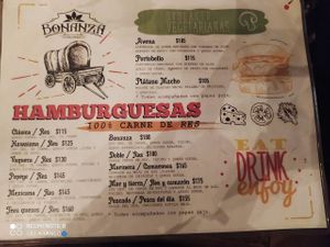 La carta at Bonanza in Huatulco