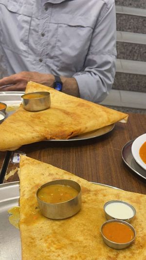 Vegan dosa!  at Dosa Paragon Pure Vegetarian in Victoria