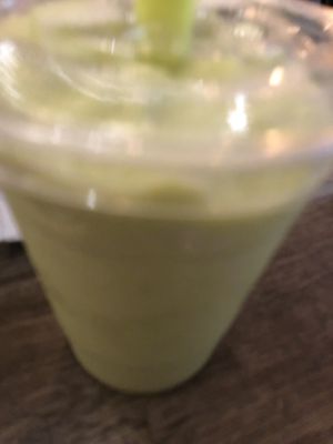 
G6 avocado smoothies without honey 
  at Jisu Vegetarian in New York City