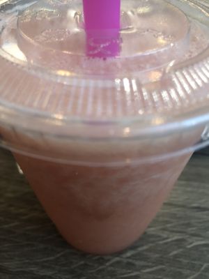 G8 watermelon ice smoothies   at Jisu Vegetarian in New York City