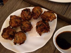 Eight Immortals Balls/8 pc at Jisu Vegetarian in New York City
