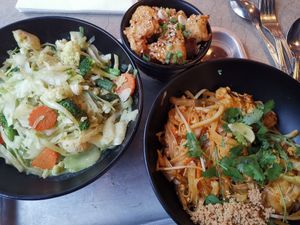 Pad Thai, green curry, terriakyi bites at CookDaily in South West London