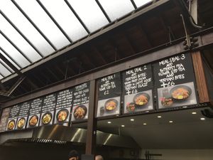 November menu display  at CookDaily in South West London