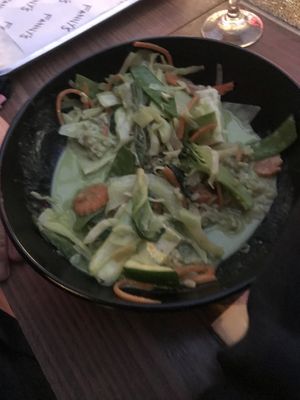 Half eaten Thai green  at CookDaily in South West London