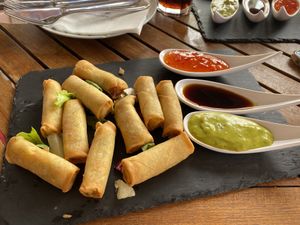 Veggie spring rolls   at Cele Gourmet & Lounge in Dubrovnik