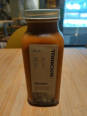 Iguazu (Cold brew coffee, banana, almonds, dates, vanilla extract, pink Himalayan salt) at TREEHOUSE - H Code in Hong Kong Island