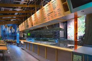 Open kitchen  at TREEHOUSE - H Code in Hong Kong Island