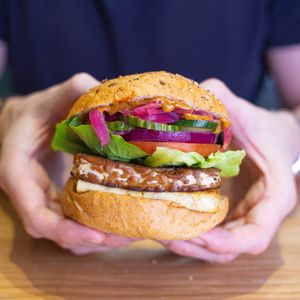 Reef Burger solo  at TREEHOUSE - H Code in Hong Kong Island