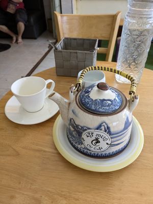 Green Tea at CV Cafe in Kampot