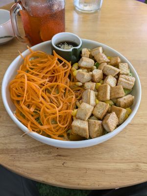 Tofu Salad at CV Cafe in Kampot