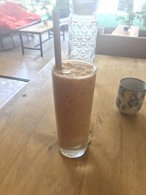 Tropical papaya  at CV Cafe in Kampot