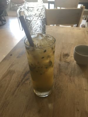 Passion fruit juice  at CV Cafe in Kampot