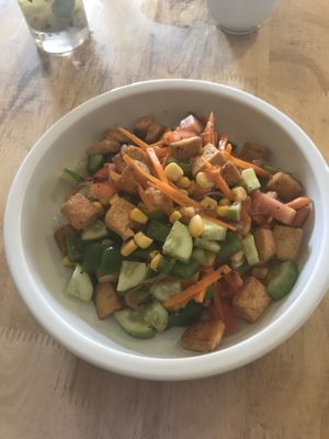 Tofu salad  at CV Cafe in Kampot