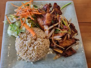 Mongolian Chicken at Loving Hut - North Park in San Diego