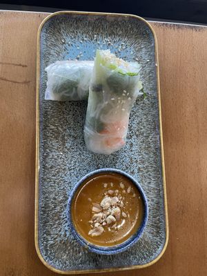 Fresh summer rolls starter   at Loving Hut - North Park in San Diego