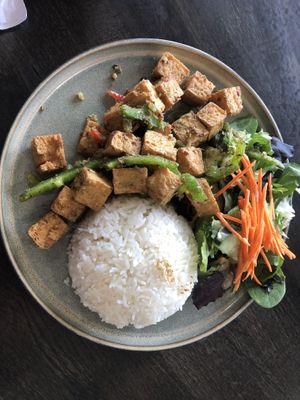 Lemon tofu  at Loving Hut - North Park in San Diego