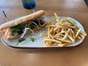 Garlic Chicken Banh Mi at Loving Hut - North Park in San Diego