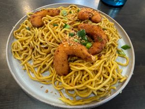 Cha Cha Garlic Noodles at Loving Hut - North Park in San Diego