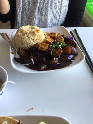 Eggplant was great  at Loving Hut - North Park in San Diego