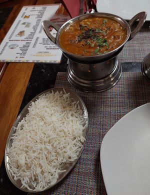 Tadka Dal (rice needs to be ordered/paid separately) at Sabor a India in Mallorca