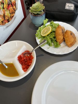 Samosa vegetal  at Sabor a India in Mallorca