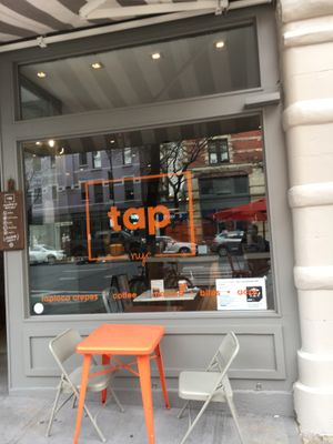 front of eatery at Tap NYC in New York City