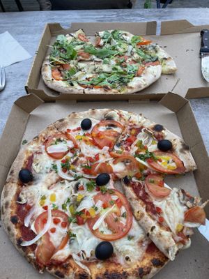 Two vegan takeaways, but eaten in …   at Noolie's in Vieux-boucau-les-bains