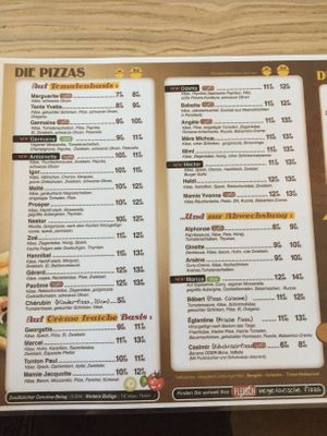 karte in deutsch at Noolie's in Vieux-boucau-les-bains