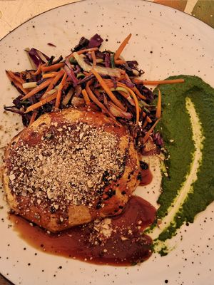 Celery steak at Maslina in Rijeka