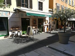 Maslina entrance at Maslina in Rijeka