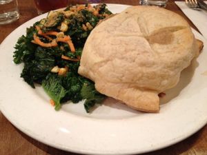 Pot pie at Peacefood Cafe - Uptown in New York City