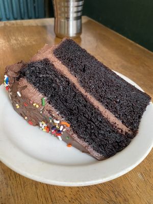chocolate ganache  at Peacefood Cafe - Uptown in New York City