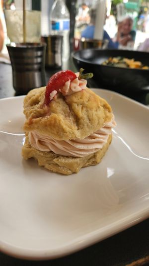 Strawberry Shortcake at Peacefood Cafe - Uptown in New York City