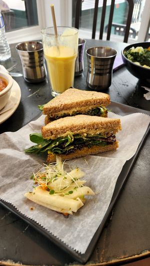 Japanese Pumpkin Sandwich at Peacefood Cafe - Uptown in New York City