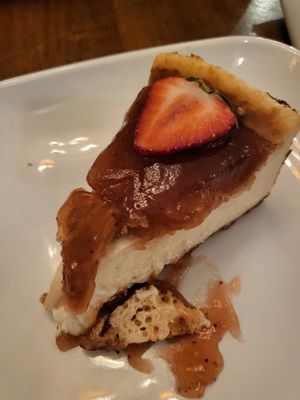 Cheesecake at Peacefood Cafe - Uptown in New York City