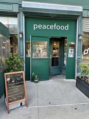 Restaurant Front   at Peacefood Cafe - Uptown in New York City