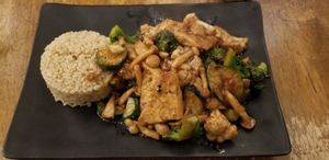 Mushroom bowl #Veganuary at Peacefood Cafe - Uptown in New York City