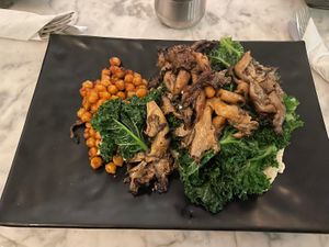 Oyster mushroom  at Peacefood Cafe - Uptown in New York City