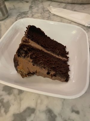 Bolo de chocolate😋  at Peacefood Cafe - Uptown in New York City