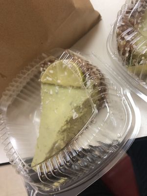 Raw key lime pie   at Peacefood Cafe - Uptown in New York City