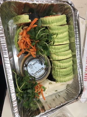 Raw sushi roll   at Peacefood Cafe - Uptown in New York City