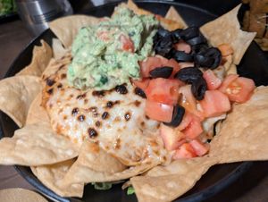 Macho nachos  at Peacefood Cafe - Uptown in New York City