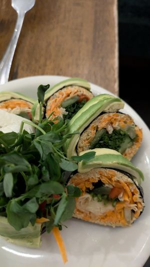 Raw sushi at Peacefood Cafe - Uptown in New York City