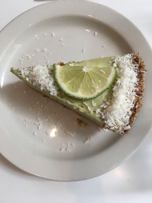 Best Keylime Pie EVER at Peacefood Cafe - Uptown in New York City