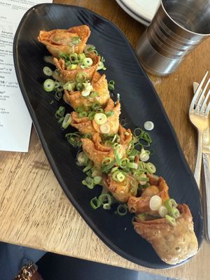 Wontons  at Peacefood Cafe - Uptown in New York City