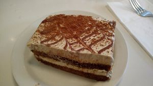 Peacefood Café - Tiramisu at Peacefood Cafe - Uptown in New York City
